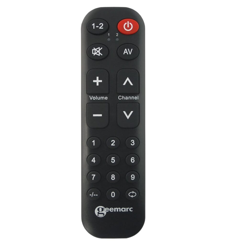 TV10 Big Button TV Remote Control TV10 Complete Care Shop