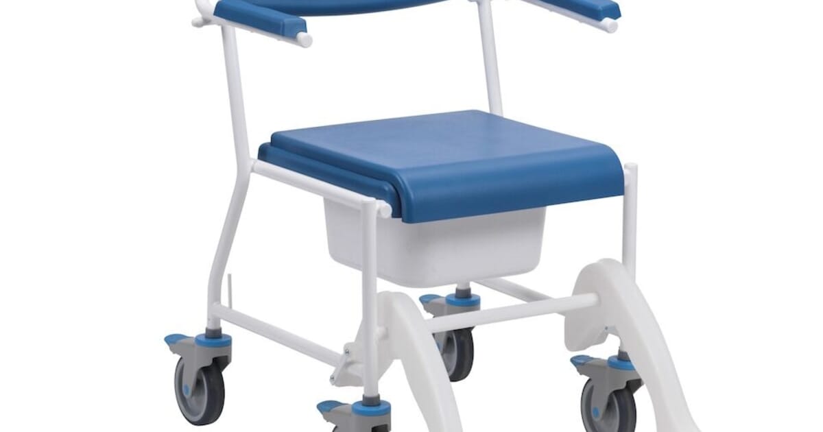 Drive Mobile Shower Commode Chair NRS Healthcare Pro
