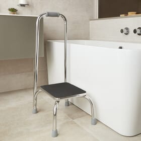 Bath Step Stool with Handrail Complete Care Shop