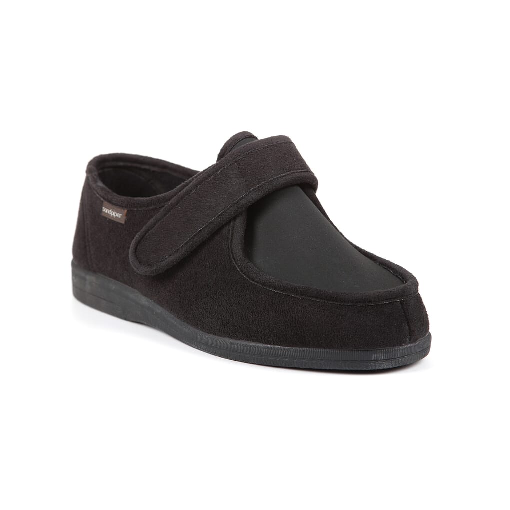 Mens slippers with on sale velcro for swollen feet