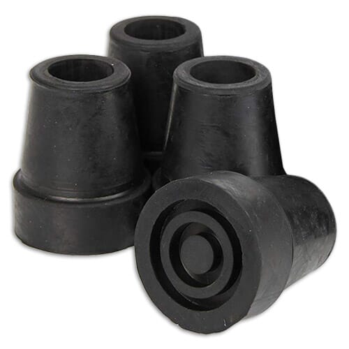 Pack of 4 Walking Stick Ferrules - Pack of 4
