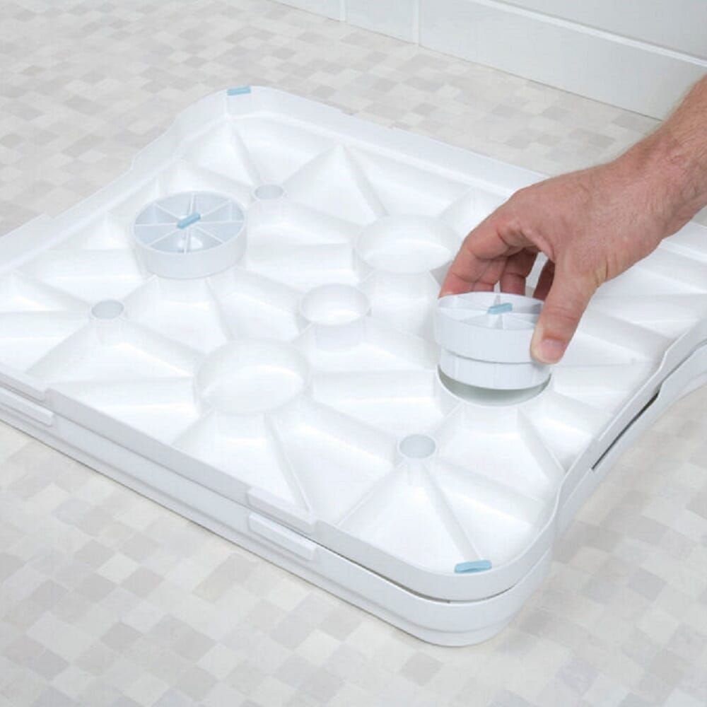 Nrs Healthcare White Nuvo Bath Step Support Pillars X4 Size 2