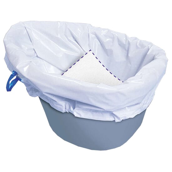 Disposable Care Bag Commode Liners Pack of 20 NRS Healthcare
