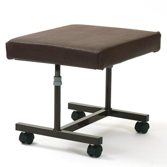 Padded Adjustable Footstool Wheeled Complete Care Shop