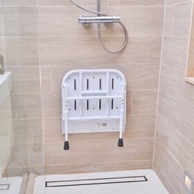 Foldable shower seat for elderly sale