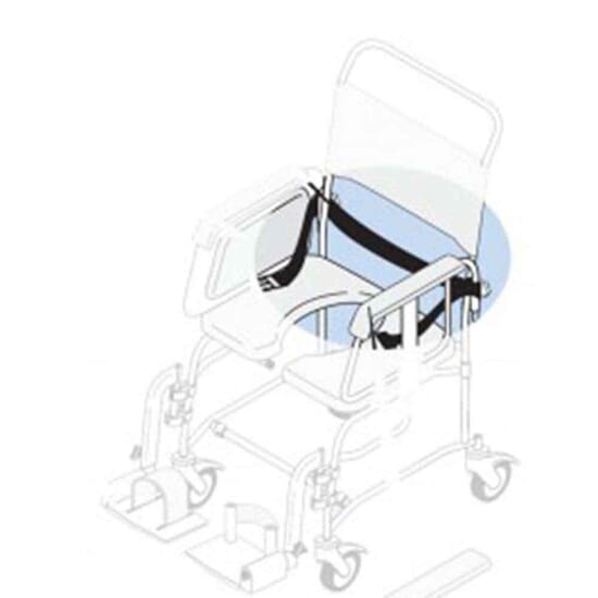 Chiltern Shower Commode Chair Buckle Waist Strap Complete Care Shop
