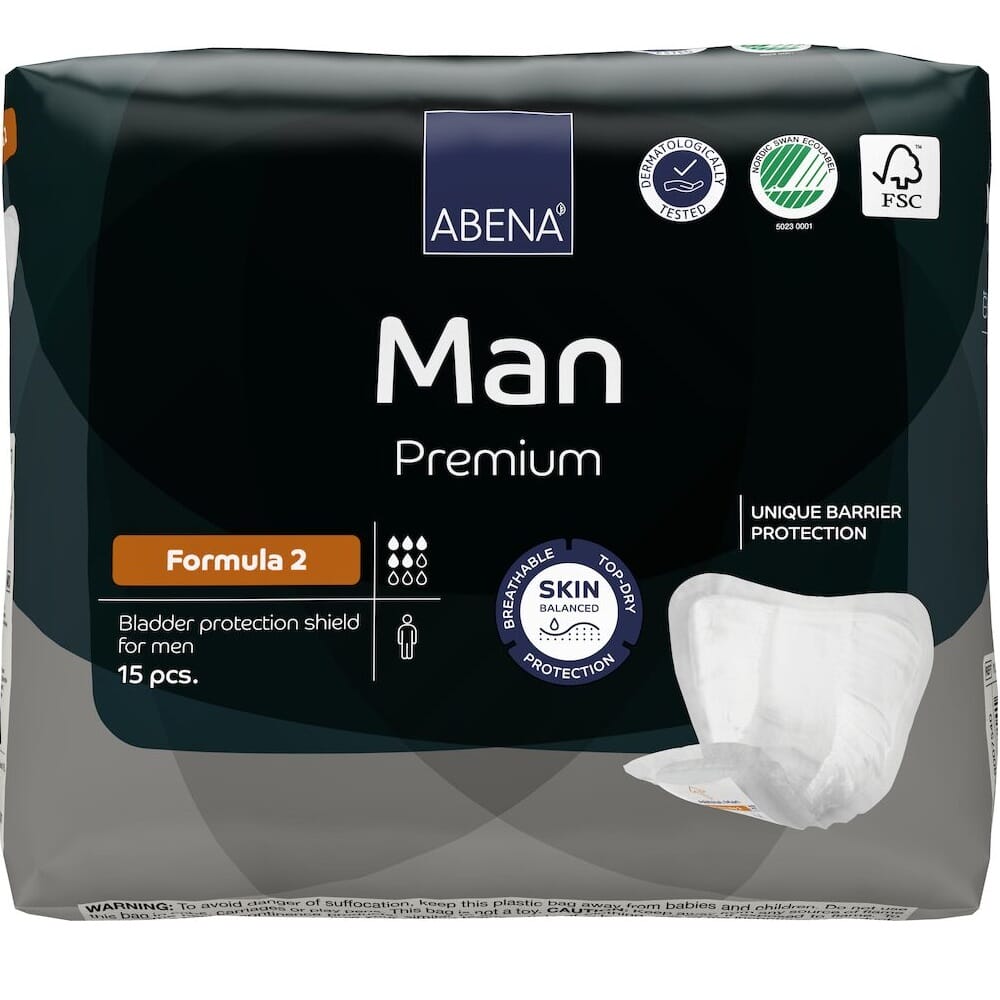 Image of Abena Man Premium Incontinence Pads - Formula 2