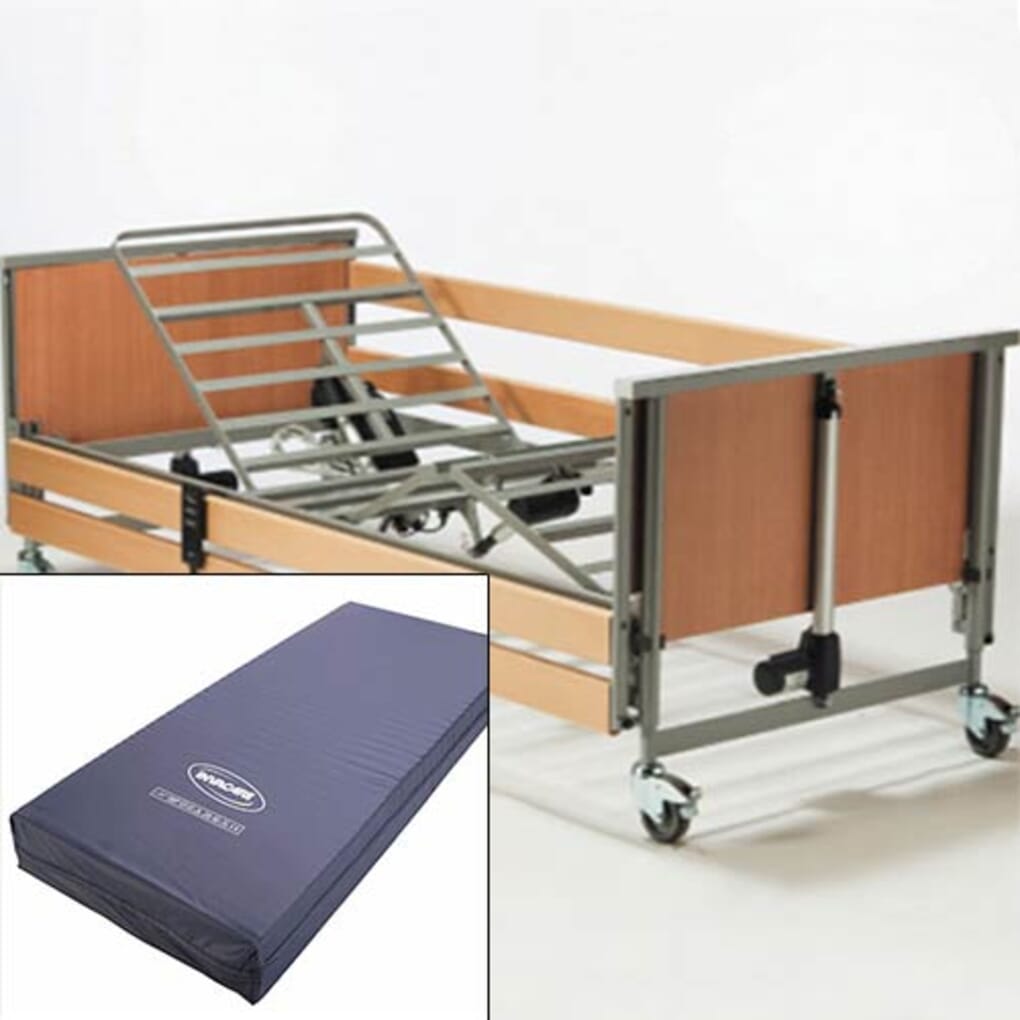 Profiling Bed with Medium Risk Pressure Mattress Complete Care Shop