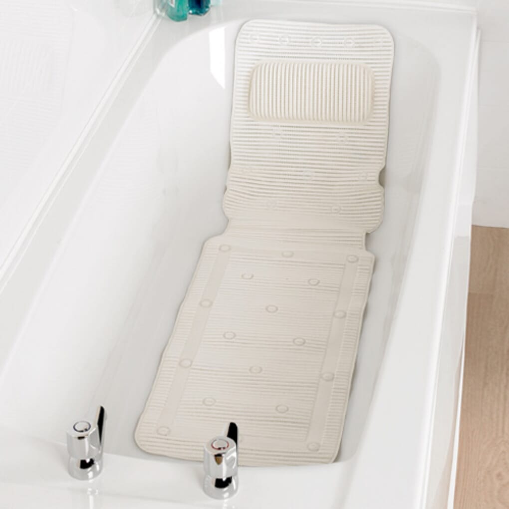 Cushioned Bath Mat With Integral Pillow - Complete Care Shop