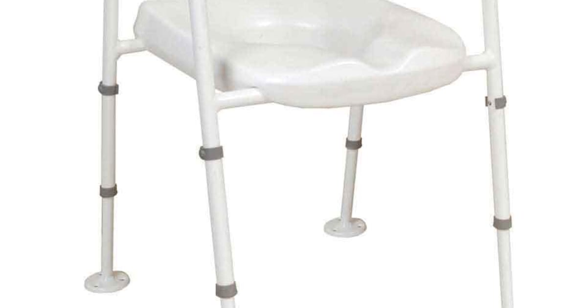 NRS Healthcare Mowbray Toilet Seat & Frame Floor Fixed NRS Healthcare Pro