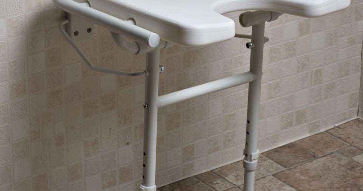 NRS Healthcare Economy Wall Mounted Shower Seat NRS Healthcare Pro
