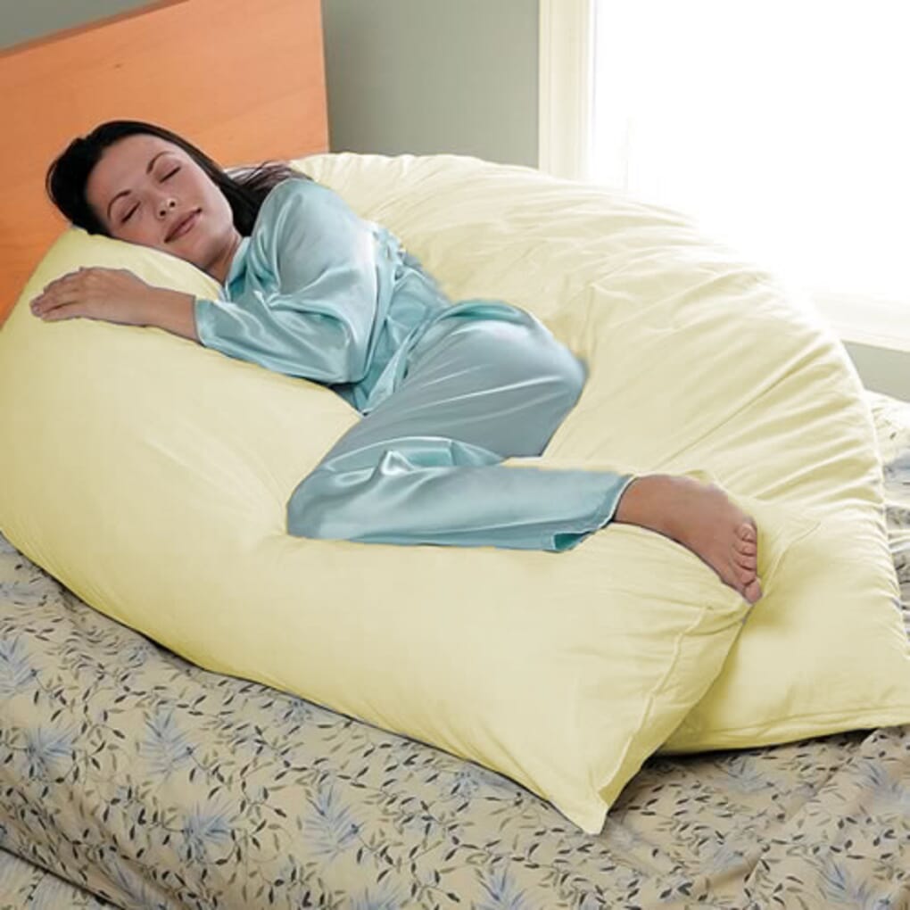 Long bean bag clearance pillow