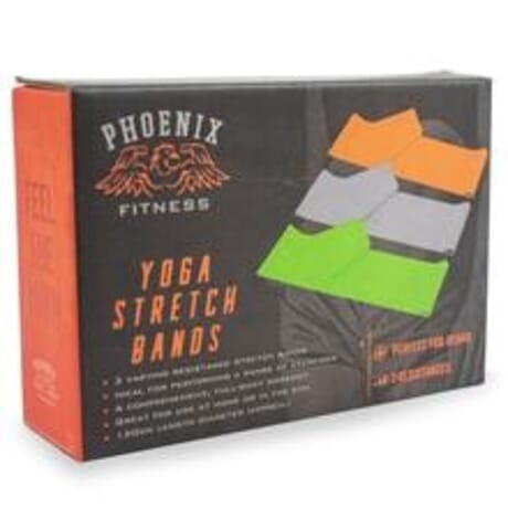 Phoenix Fitness, 10 Loop Stretch Strap. Ideal for Yoga, Pilates