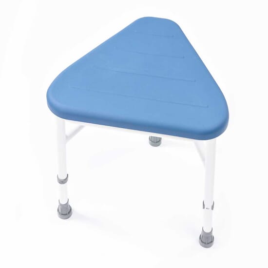 PU Padded Corner Shower Stool [VAT Exempt] NRS Healthcare