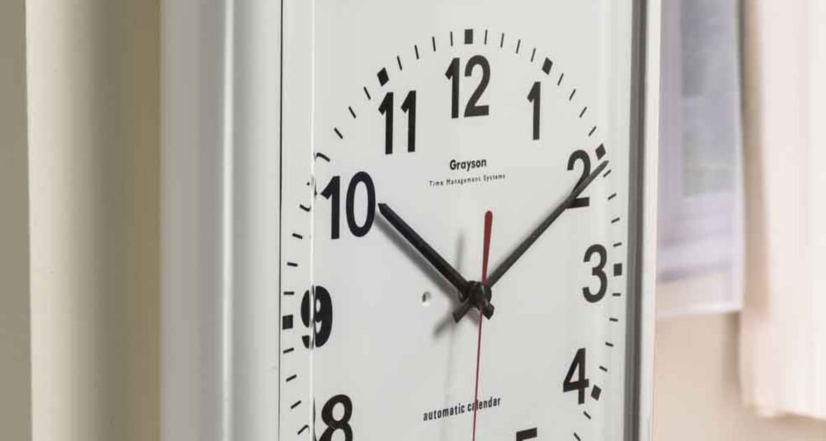 Large Calendar Wall Clock NRS Healthcare Pro
