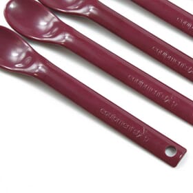 Large Maroon Spoons (10-Pack)