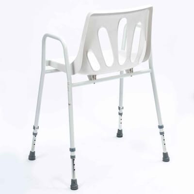Stackable and Height Adjustable Shower Chair - NRS Healthcare