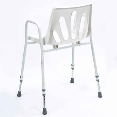 Stackable and Height Adjustable Shower Chair - NRS Healthcare