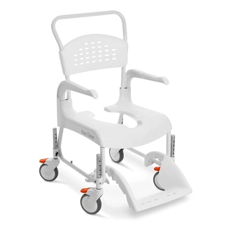 Shower commode chair on sale with wheels