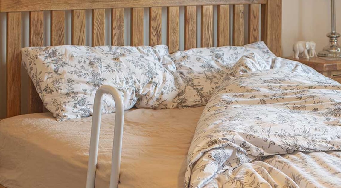 NRS Healthcare Folding Easy Fit Bed Rail - Complete Care Shop