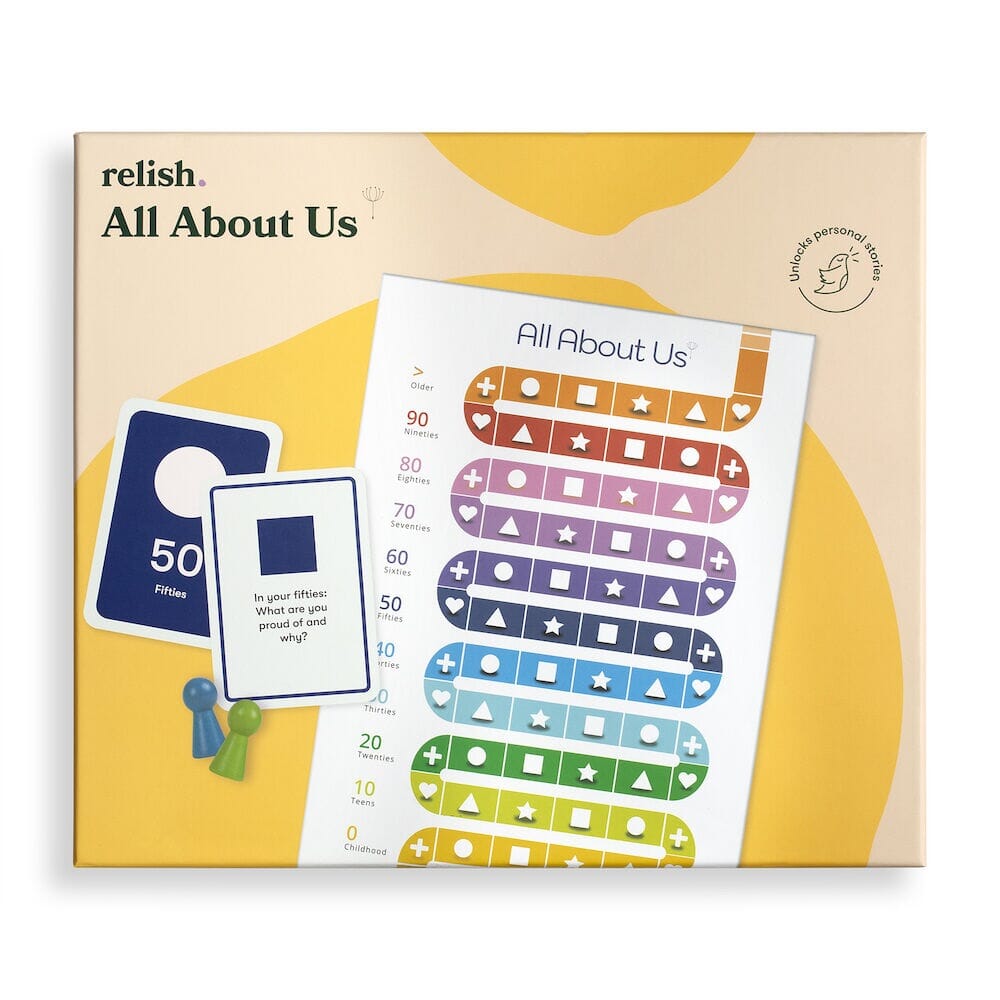 Relish All About Us Board Game