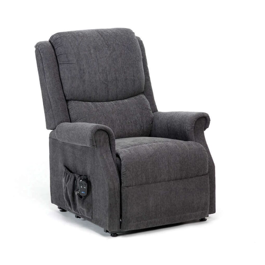 Indiana Rise and Recline Chair Charcoal Complete Care Shop