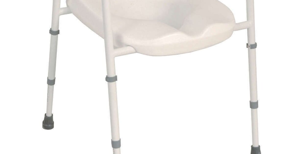 NRS Healthcare Mowbray Toilet Seat & Frame 510mm (20 inches) Width