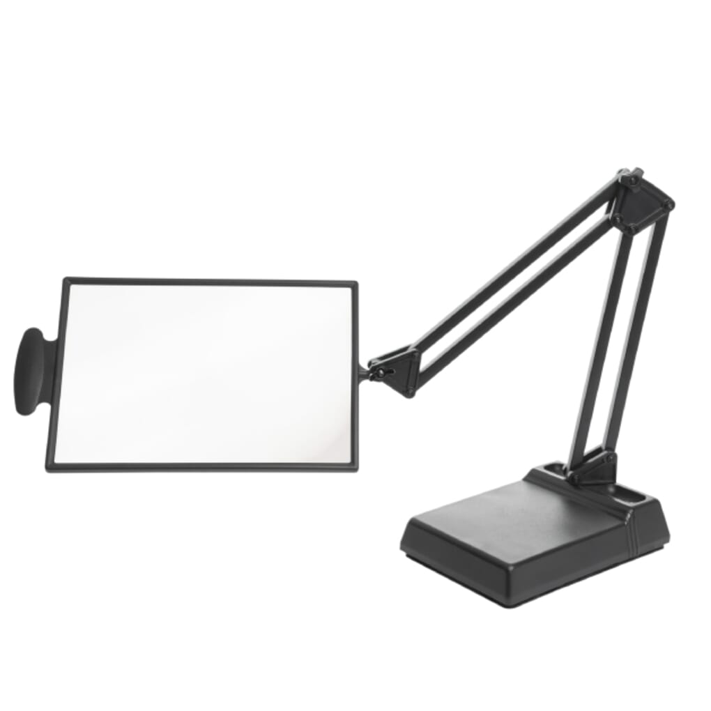 Table magnifying best sale glass with light