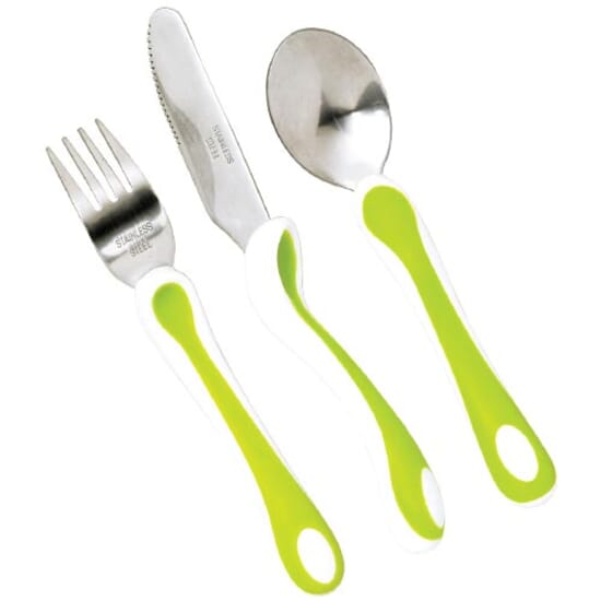 Junior Caring Cutlery Full Set Aqua Triple Pack Complete Care Shop