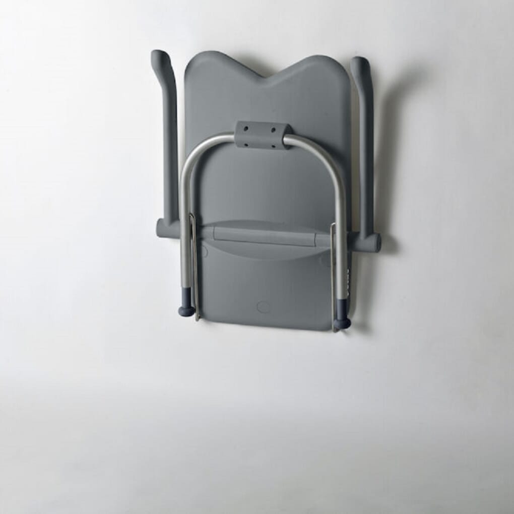 Folding shower discount seat with arms